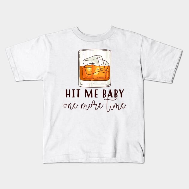 hit me baby one more time Kids T-Shirt by frickinferal